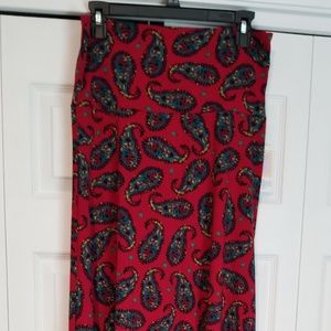 Lularoe Paisley Maxi Skirt NWT